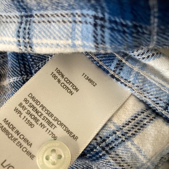 Original Weatherproof Vintage Women’s Flannel Buttoned Down Plaid Shirt. L - Picture 7 of 14